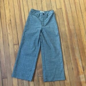 Reformation Gray Wide Leg Pants